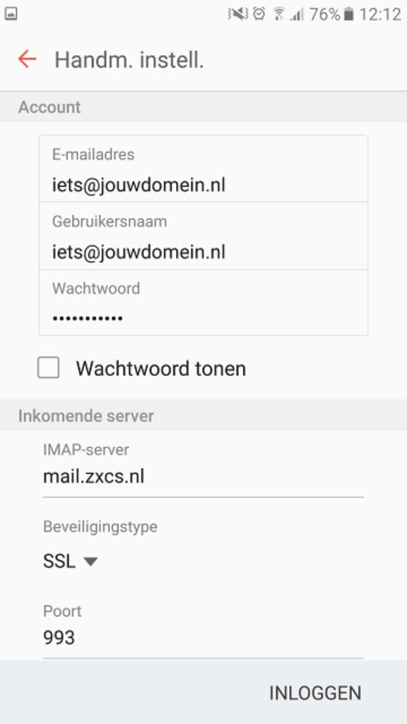 webexperts handleiding android