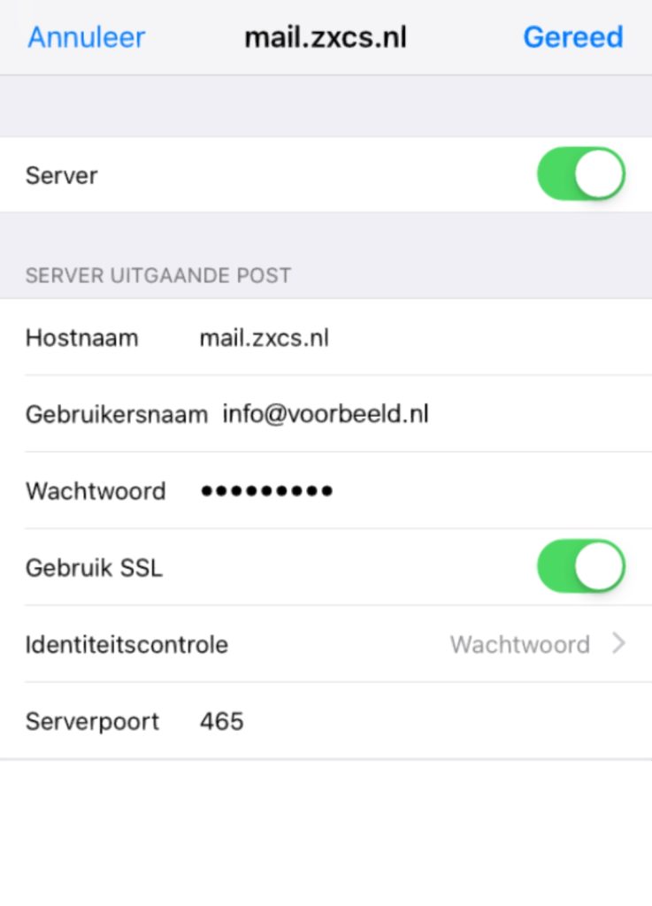 webexperts handleiding iphone