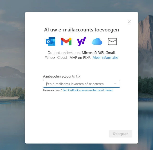 inlogscherm